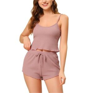 Elegant Mauve Pajama Set for Women Lotus Pink